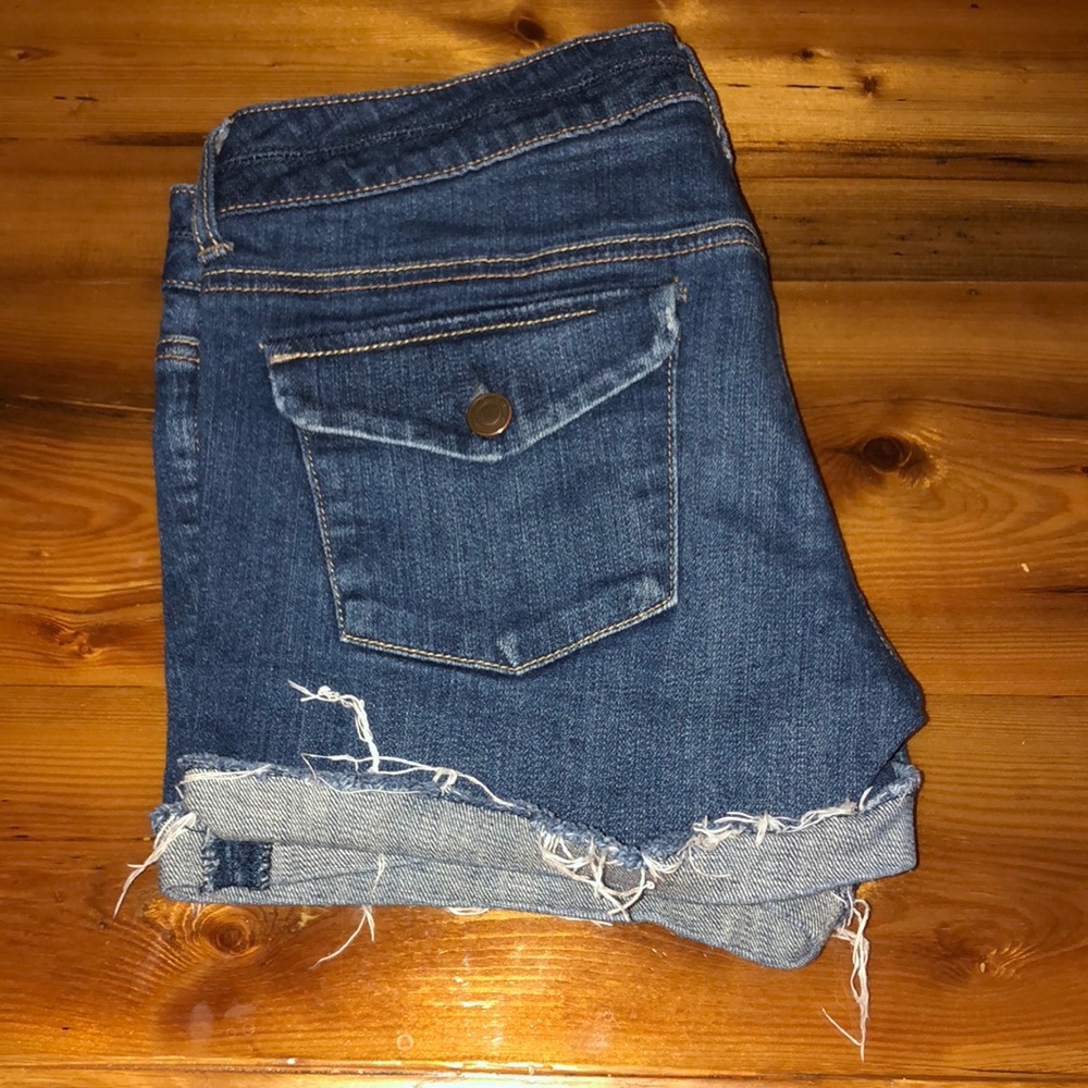 AE Jean stretch shorts.